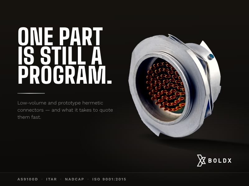 Can You Get Custom Hermetic Connectors in Low Volume? Prototype and Quick-Quote Sourcing The short answer is yes. BoldX Industries accepts low-volume and prototype hermetic connector orders